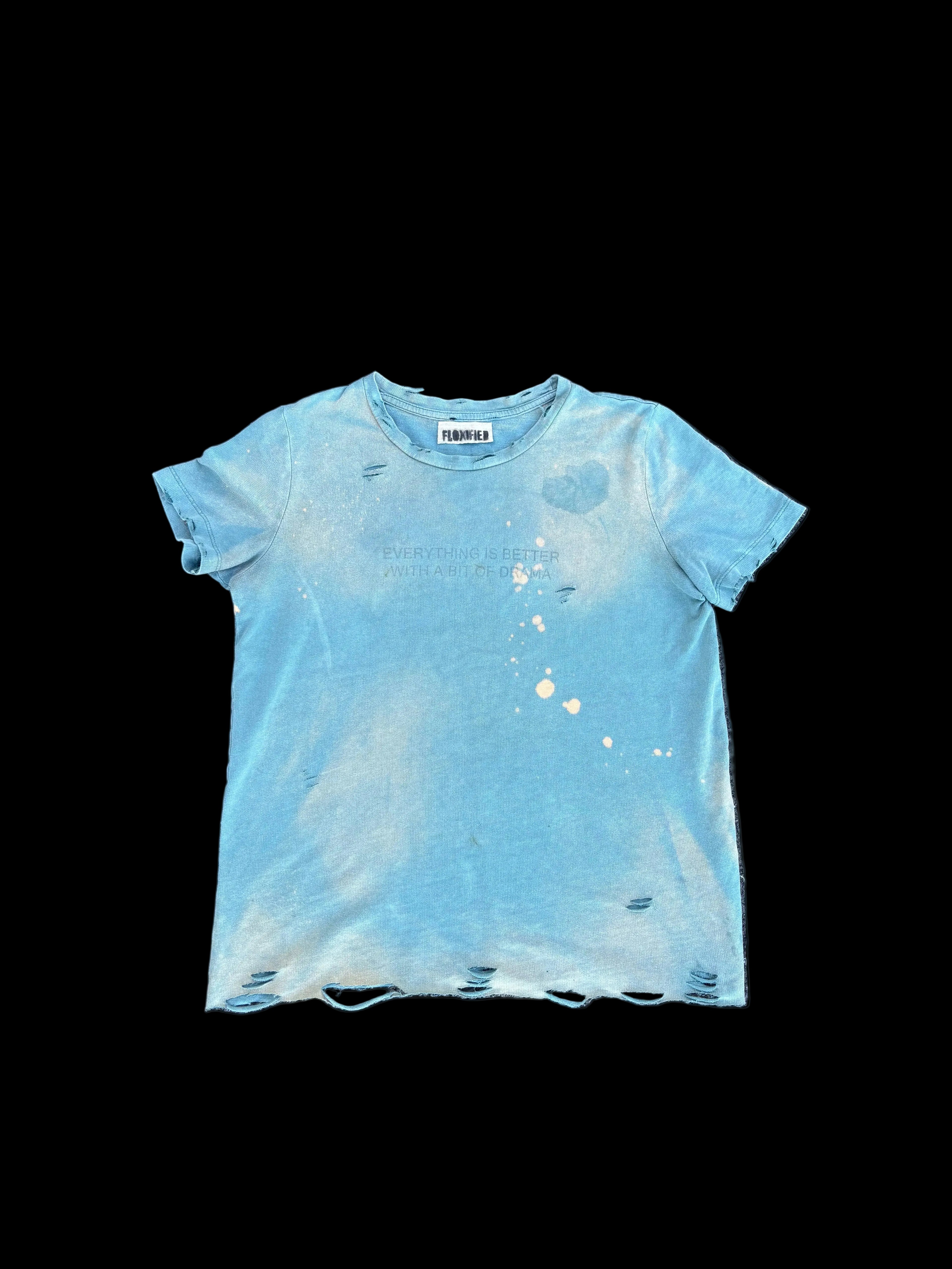 FLOXIFIED 1/1 TEE - BLEACH SPLAT